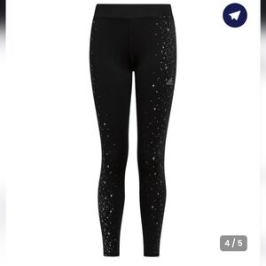 Adidas Kids Black Starry Leggings